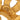 Gold Chanel Gold Plated CC Flower Brooch