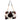 Black & Multicolor Mulberry Tartan Shearling Shoulder Bag