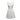 White & Silver Alaia Cap Sleeve Fit & Flare Dress Size FR 42