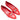 Red Hermes Pointed-Toe Lock Ballet Flats Size 37