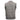 Grey Moncler Wool Patterned Button-Up Vest Size US S
