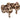 Tan & Multicolor Minna Parika Ponyhair Leopard Print Pumps Size 39