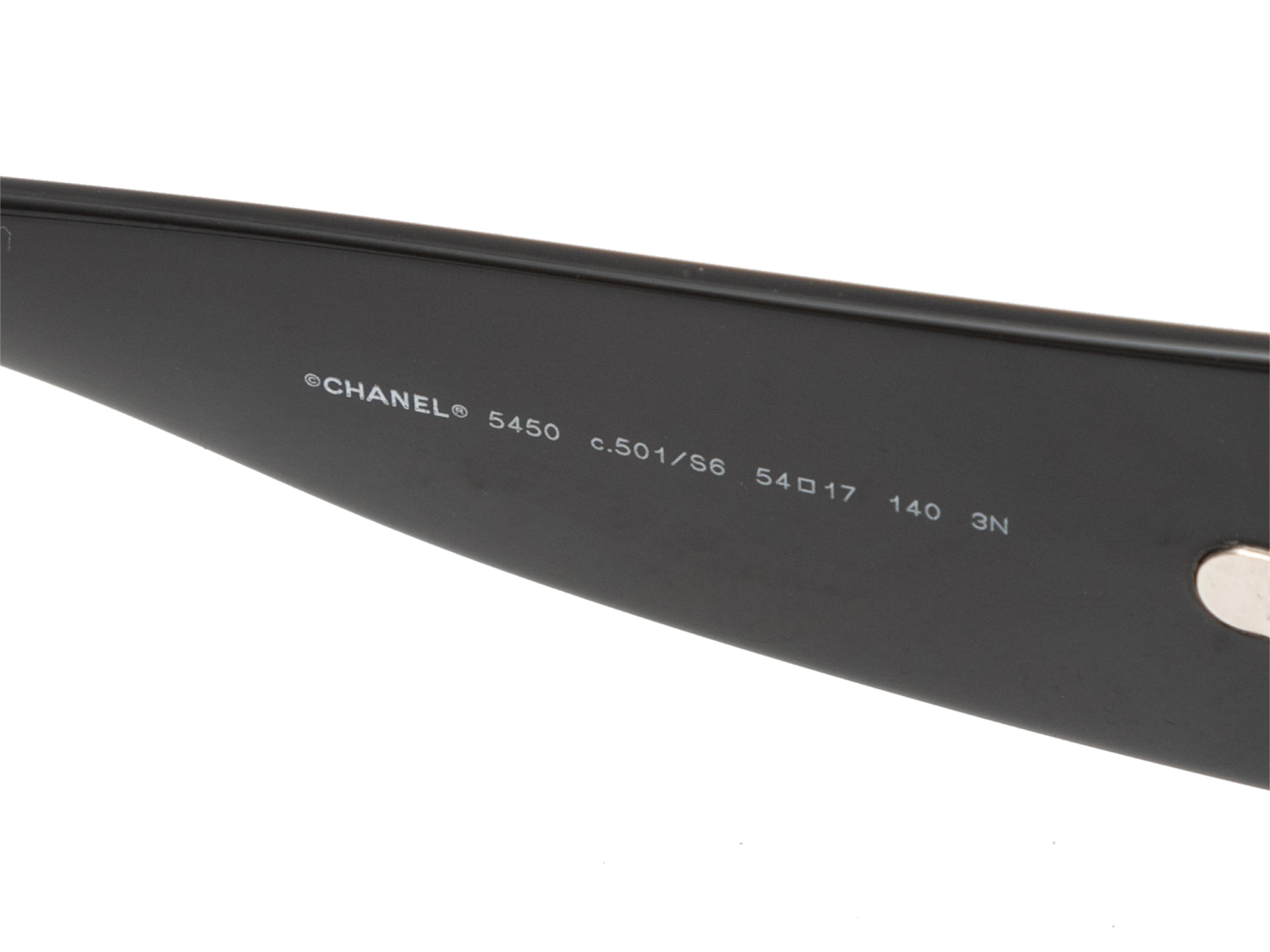 Black Chanel CC Logo Sunglasses – Designer Revival