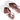 White Loro Piana Peep-Toe Ankle Strap Flats Size 38