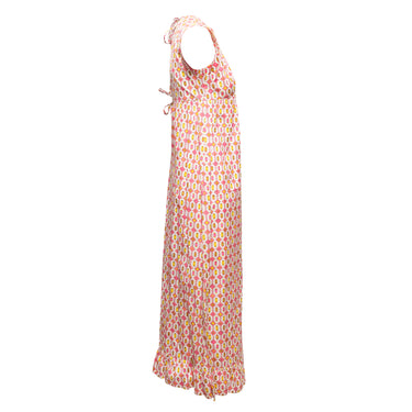 Vintage Pink & Multicolor Emilio Pucci Printed Dress Size US 8 - Designer Revival