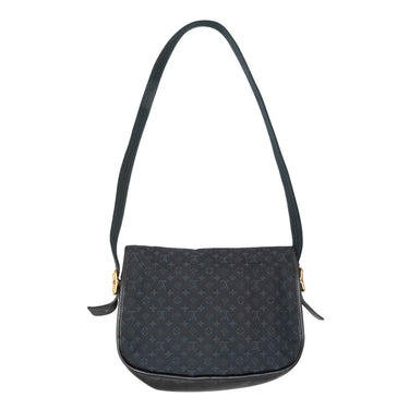 Navy Louis Vuitton Mini Lin Canvas & Leather Crossbody Bag - Atelier-lumieresShops Revival