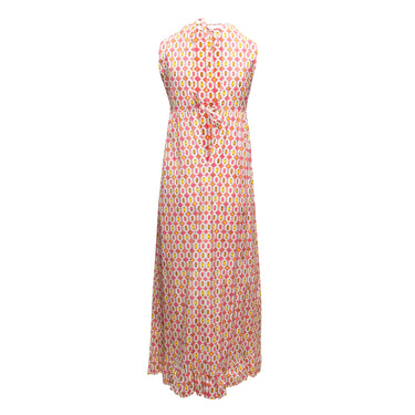Vintage Pink & Multicolor Emilio Pucci Printed Dress Size US 8 - Atelier-lumieresShops Revival