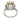 Sterling Silver David Yurman Peridot & Diamond Ring Size 8.5 - Designer Revival