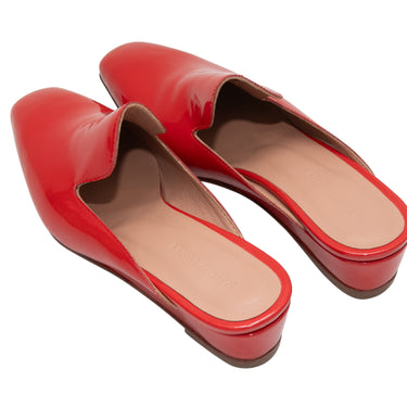 Red Rachel Comey Patent Wedge Mules Size 37 - Atelier-lumieresShops Revival