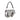 Silver & Black Fendi Sequin Baguette Bag