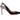 Black & Silver Prada Pointed-Toe Cutout Pumps Size 37.5