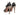 Black & Grey Prada Snakeskin Peep-Toe Heels Size 37.5 - Designer Revival