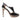 Black & Grey Prada Snakeskin Peep-Toe Heels Size 37.5 - Designer Revival
