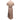 Brown Sacai Short Sleeve Pleated Dress Designer Size 2