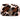 Brown & Multicolor Fendi Shearling Vitello Leopard Baguette Bag