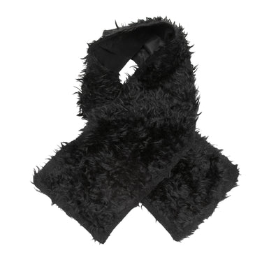 Black Prada Lamb Fur Scarf - Designer Revival