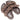 Brown Balenciaga Suede & Rubber Buckle Sandals Size 37