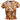 Vintage Tan & Multicolor Betsey Johnson Cheetah Print Short Sleeve Top Size US M