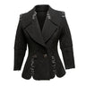 Vintage Black Christian Lacroix 90s Jacquard Blazer Size US S - Designer Revival