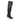 Black Chanel Pointed-Toe Knee-High Boots Size 37 - Designer Revival
