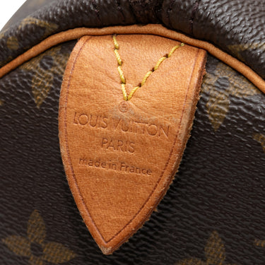 Brown Louis Vuitton Monogram Speedy 30 - Designer Revival