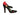 Black & Multicolor Dolce & Gabbana Floral Applique Mary Jane Heels Size 39 - Designer Revival