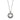 Silver Bavna Pave Diamond Star Cutout Pendant Necklace - Designer Revival