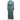 Teal & Multicolor Gucci Metallic Geometric Patterned Knit Maxi Dress Size US S