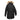 Black Canada Goose Down Fur-Trimmed Hooded Puffer Coat Size US 2XL