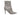 Grey Gianvito Rossi Alina Pointed-Toe Ankle Boots Size 39 - Designer Revival