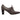 Brown Hermes Pointed-Toe Patent Oxford Booties Size 35