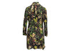 Black & Multicolor Prada Silk Floral Print Dress
