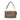 Khaki Longchamp Perforated Leather Shoulder Bag