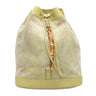 Vintage Light Green Gucci Suede Backpack - Designer Revival