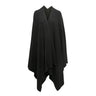 Black Chanel Wool Shawl Cape Size O/S - Designer Revival