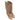 Tan Chanel Suede Knee-High Wedge Boots Size 38.5