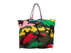 Multicolor Valentino 2015 Refurbished Psychedelic Camo Reversible Tote