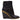 Black & Gold Chanel Cap-Toe CC Wedge Ankle Boots Size 39