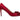 Red Aquazzura Suede Pointed-Toe Tassel Pumps Size 40.5