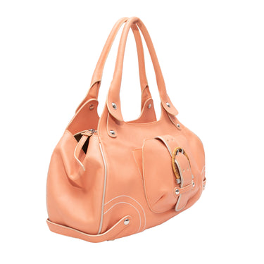 Peach Salvatore Ferragamo Shoulder Bag
