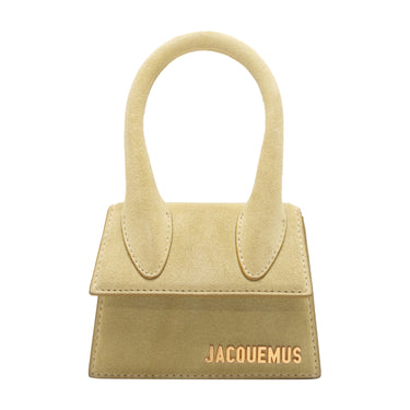 Chartreuse Jacquemus Suede Mini Crossbody Bag - Designer Revival