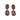 Ruby & Pave Diamond Bavna Drop Earrings