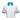 White & Blue Versace Cropped Logo Polo Shirt Size IT 44