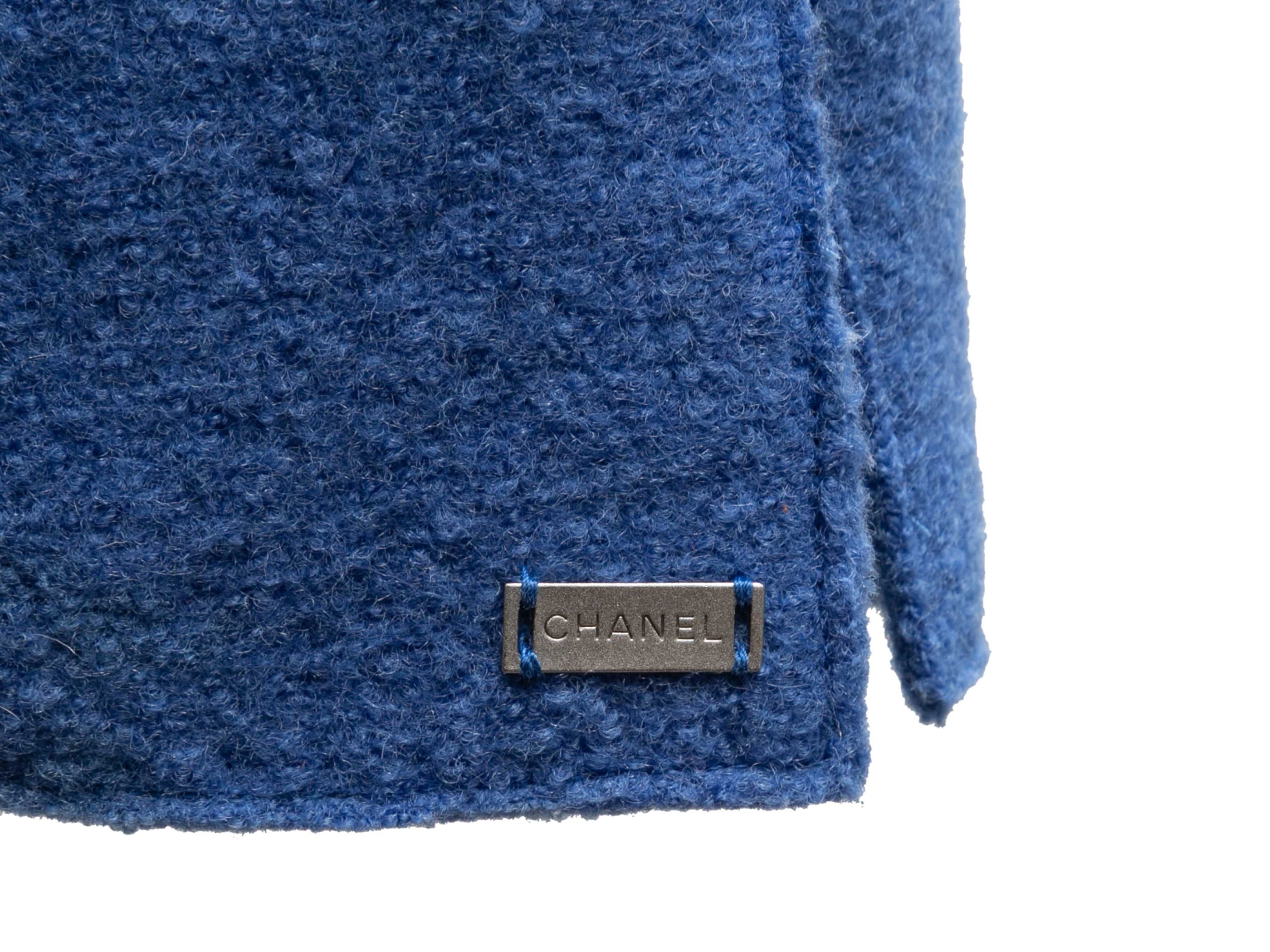 Vintage Blue Chanel Fall/Winter 1999 Wool Jacket Size EU 36 – Designer  Revival