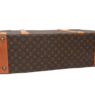 Vintage Brown Louis Vuitton Monogram Suitcase - Designer Revival