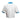 White & Blue Versace Cropped Logo Polo Shirt Size IT 44