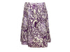 Vintage Purple & White Emilio Pucci 60s Floral Print Skirt