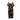 Black & Orange Dries Van Noten Silk Floral Print Cold Shoulder Dress Size EU 40