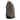 Grey Yves Salomon Collarless Rabbit Fur Coat Size FR 34