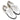 White & Black Alexander McQueen Platform Low-Top Sneakers Size 38